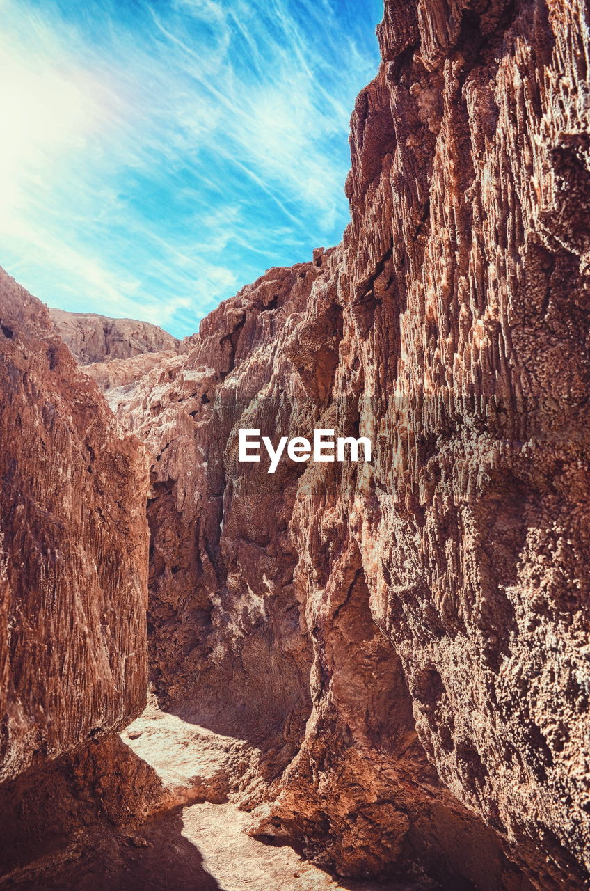 ROCK FORMATIONS ON LANDSCAPE