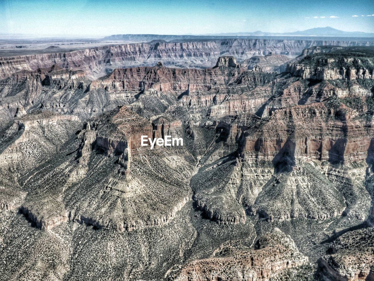 Scenic view of grand canyon national park against sky