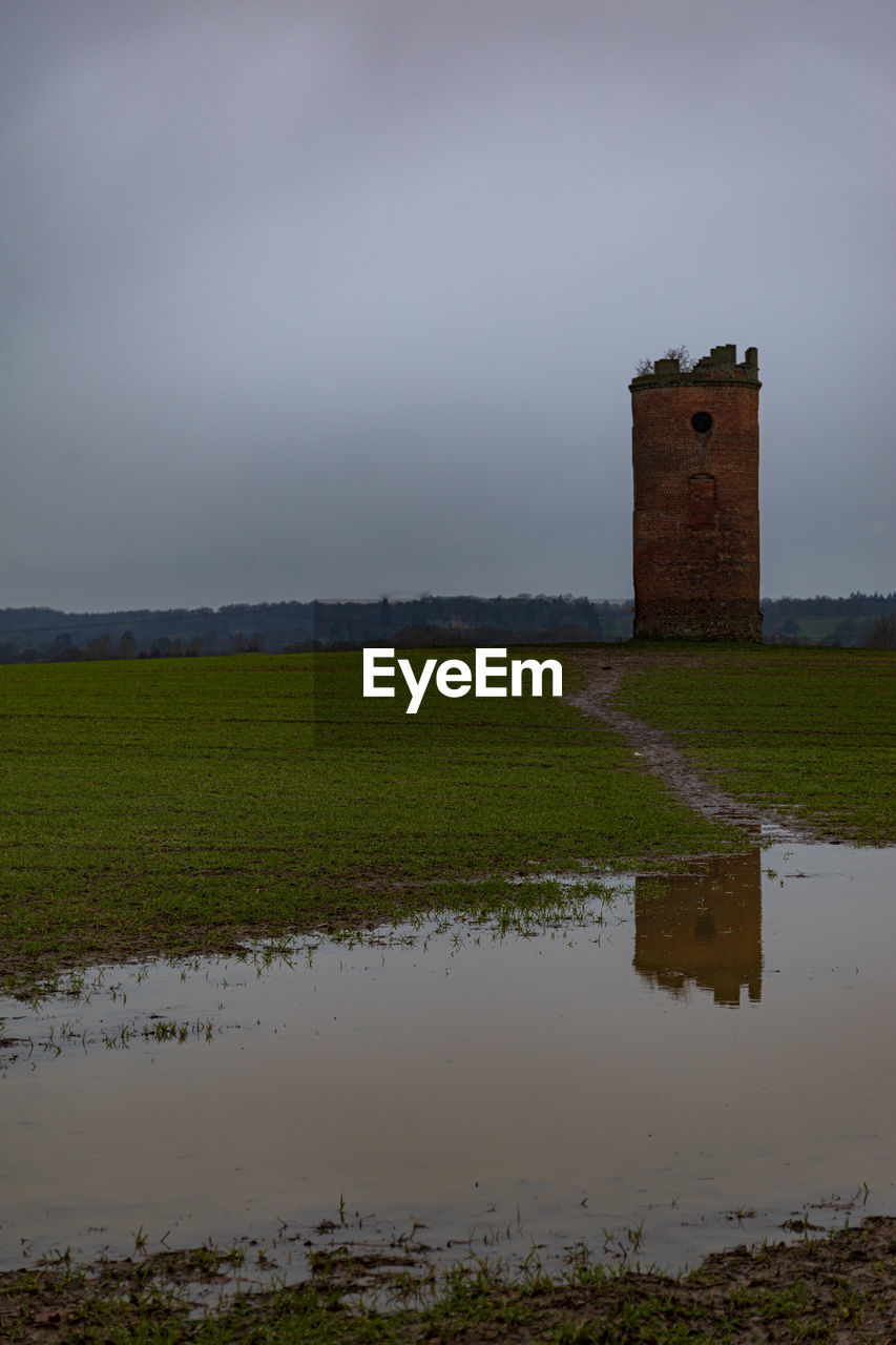 SCENIC VIEW OF FARM AGAINST SKY