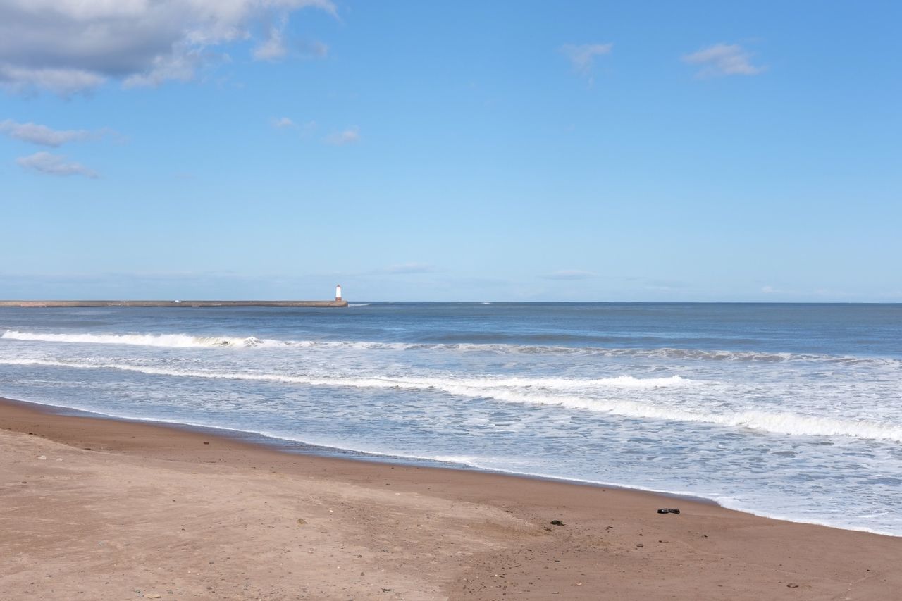 VIEW OF BEACH AGAINST SKY