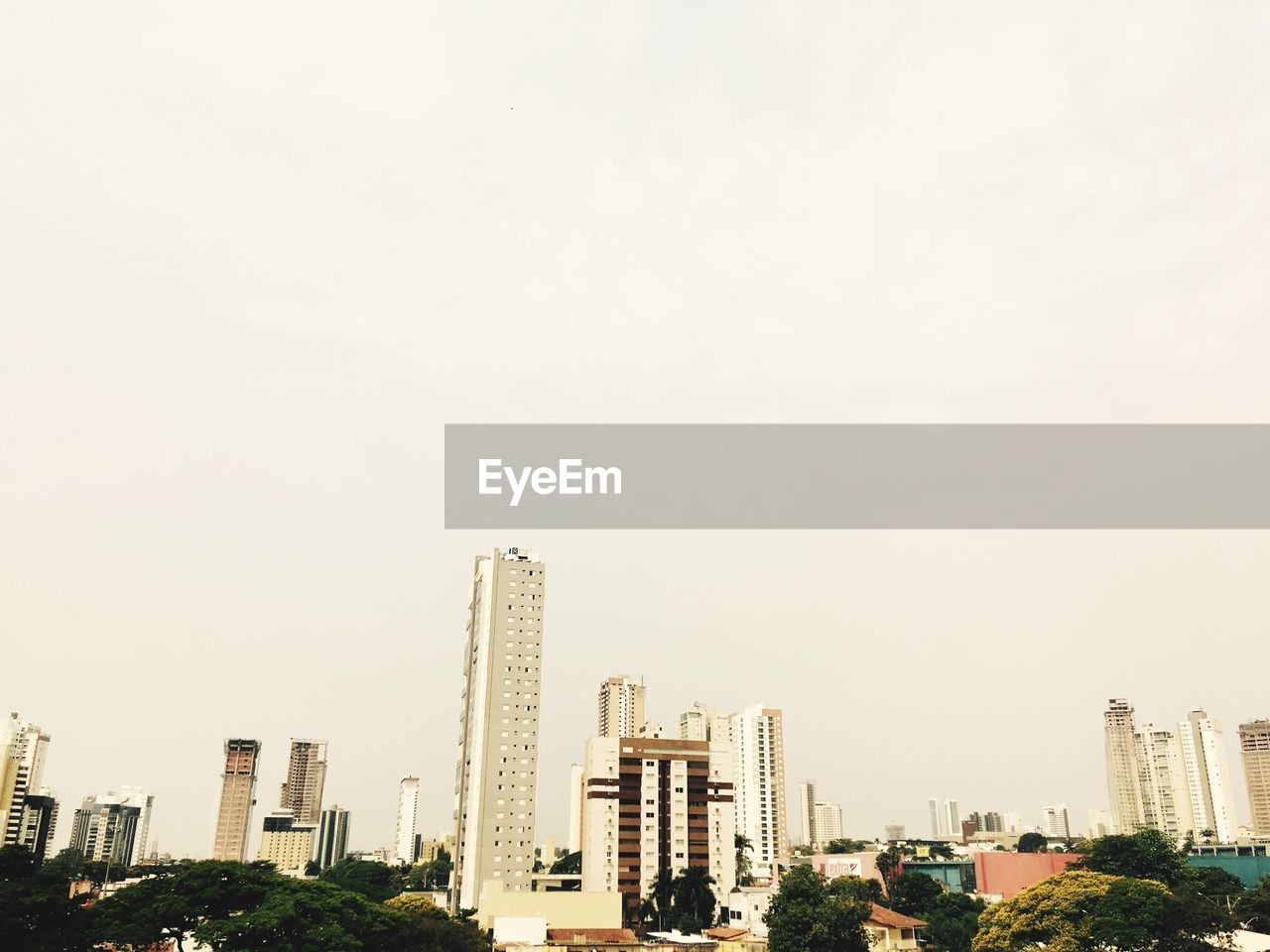 URBAN SKYLINE AGAINST SKY