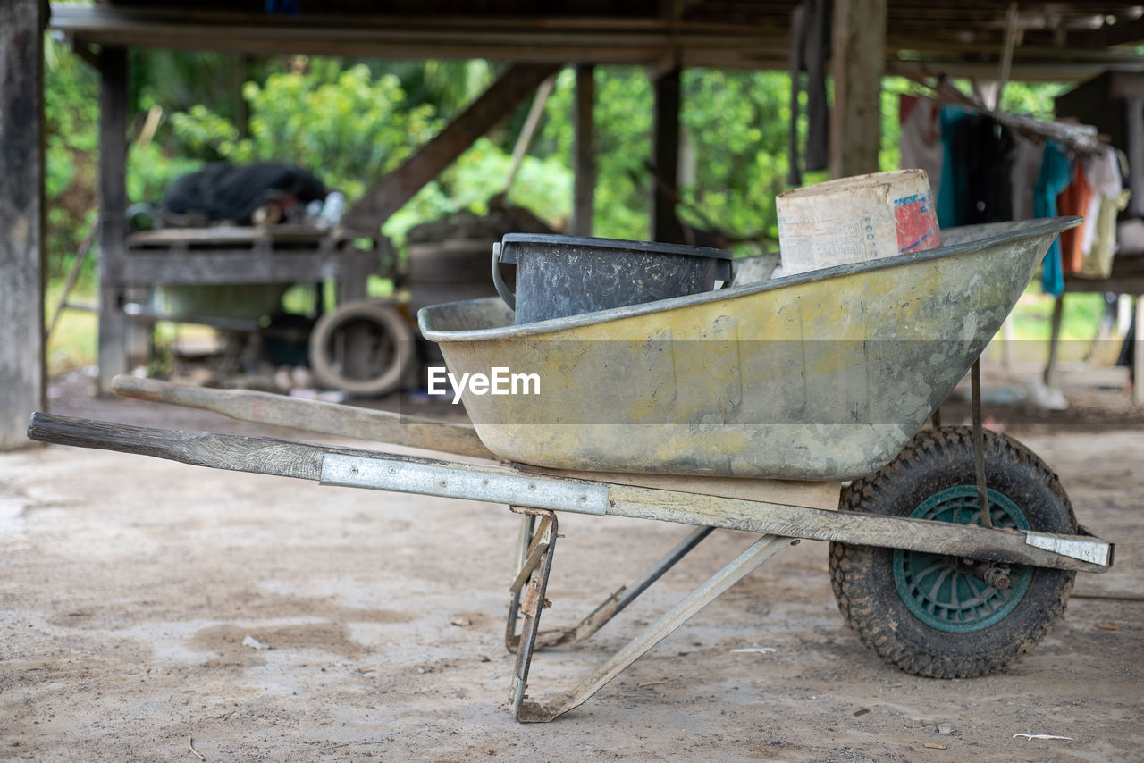 Heavy duty custom wheelbarrow for multi use.