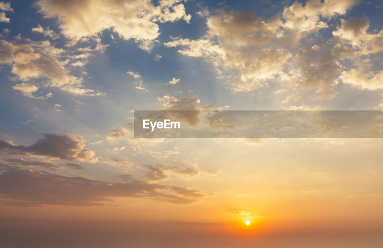 Sunset sky background