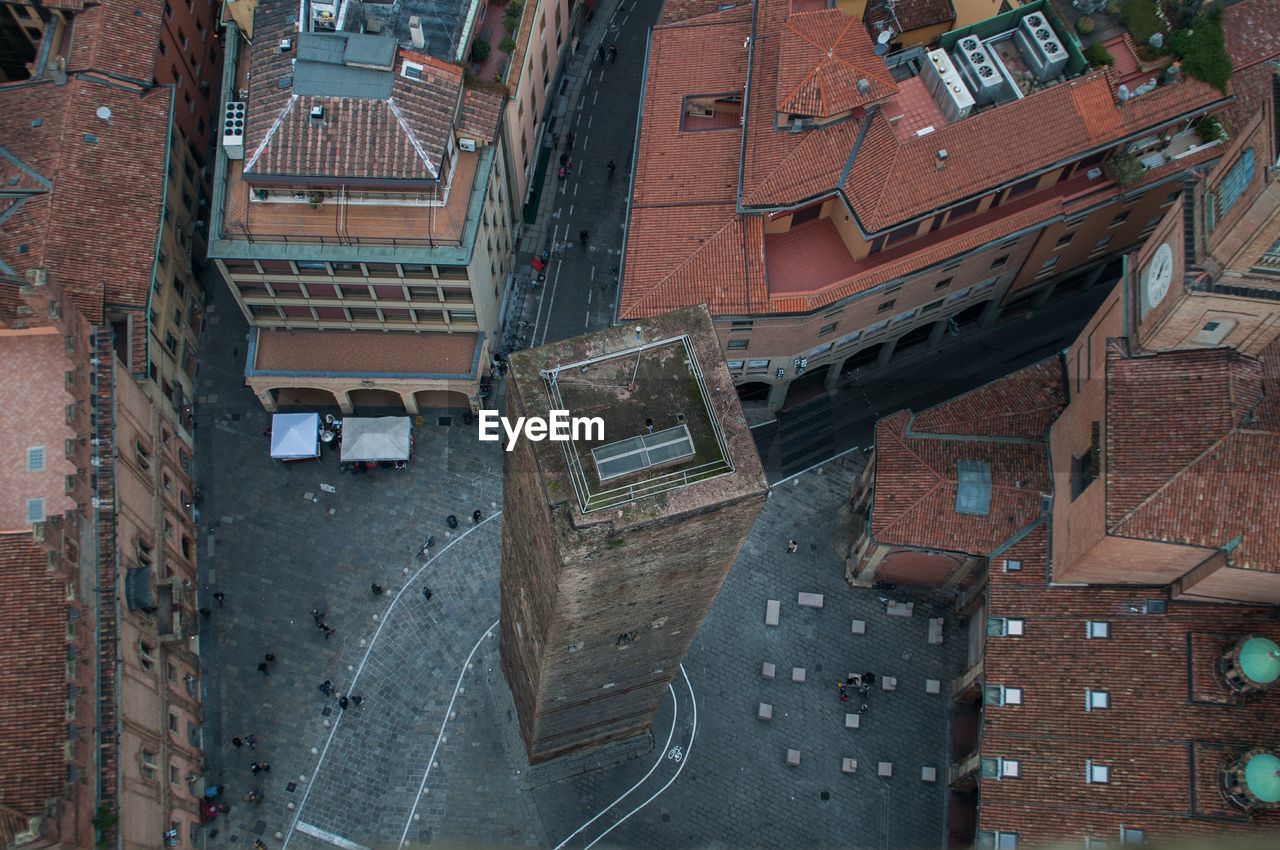 Directly above shot of buildings