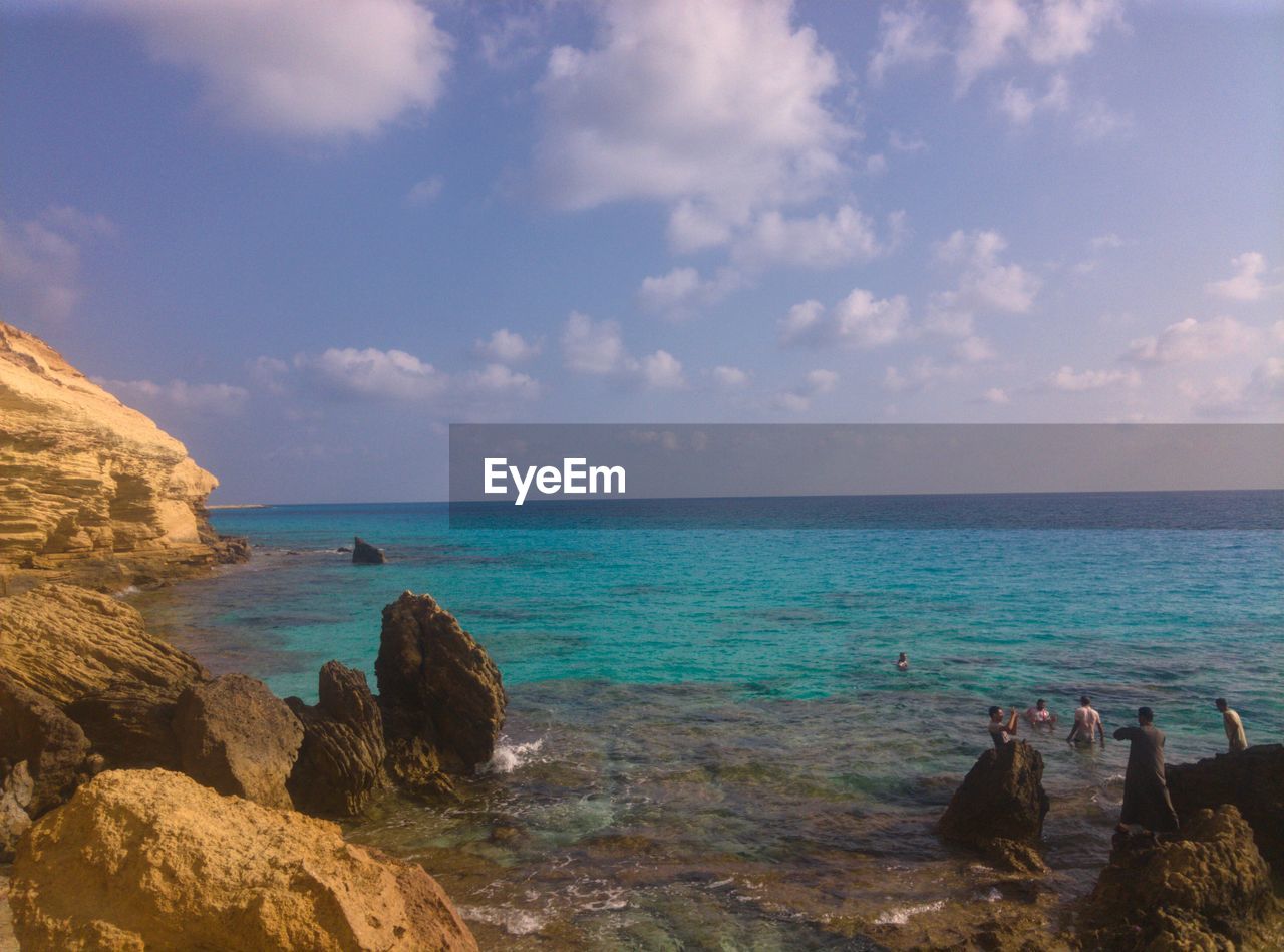 PANORAMIC SHOT OF SEA AGAINST SKY