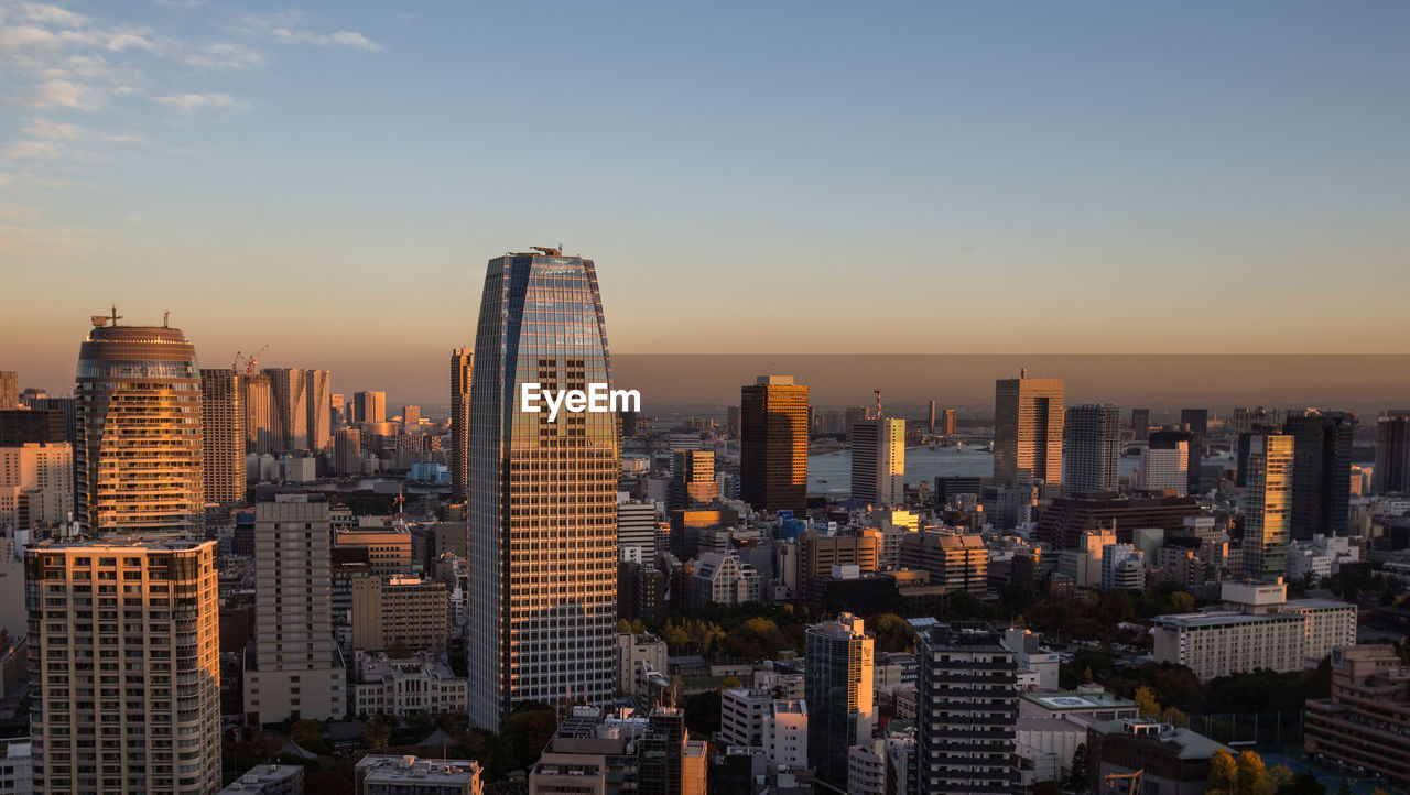 URBAN SKYLINE AGAINST SKY