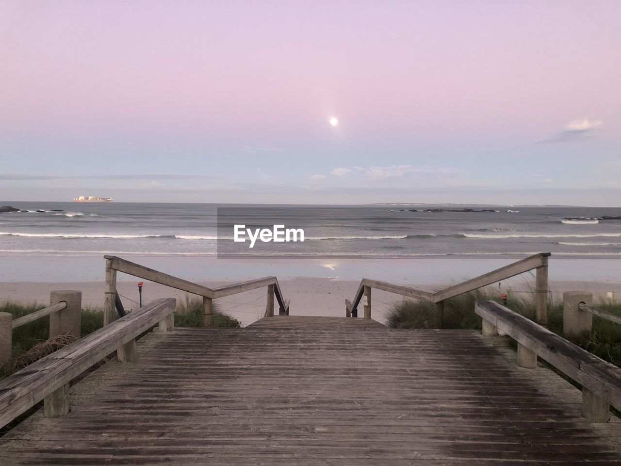 Boardwalk beach views