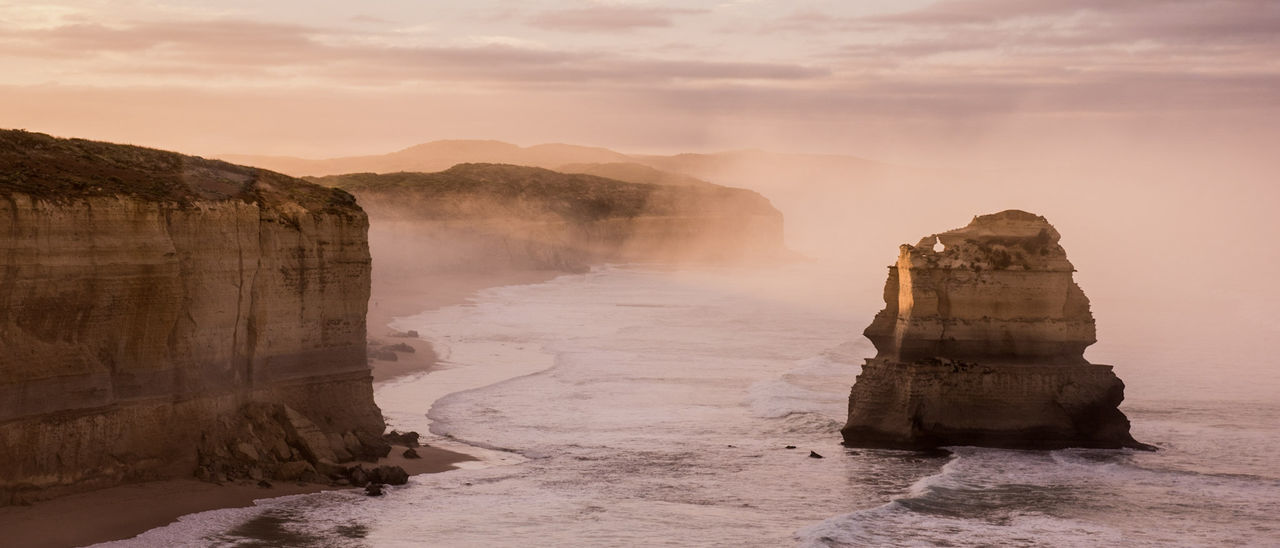 Scenic view of australian seashore