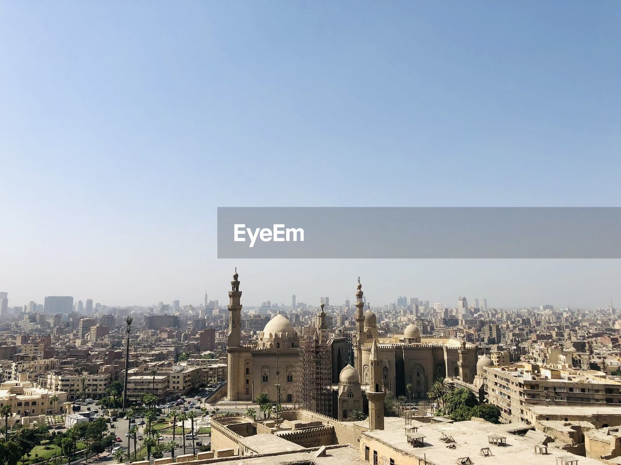 Cairo city - cityscape against clear sky
