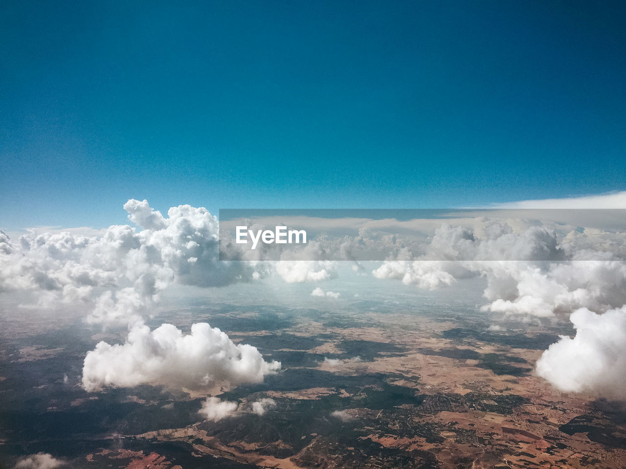 Aerial view of cloudscape against sky