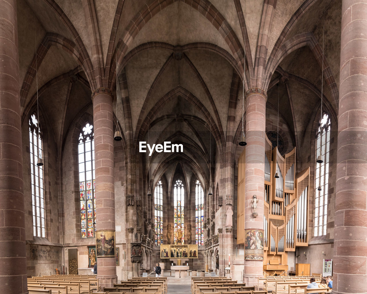 Interior of historic church