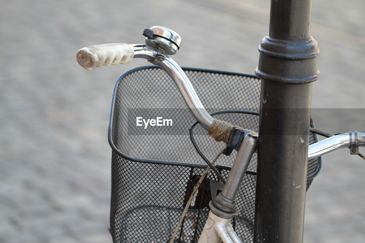 Close-up of bicycle