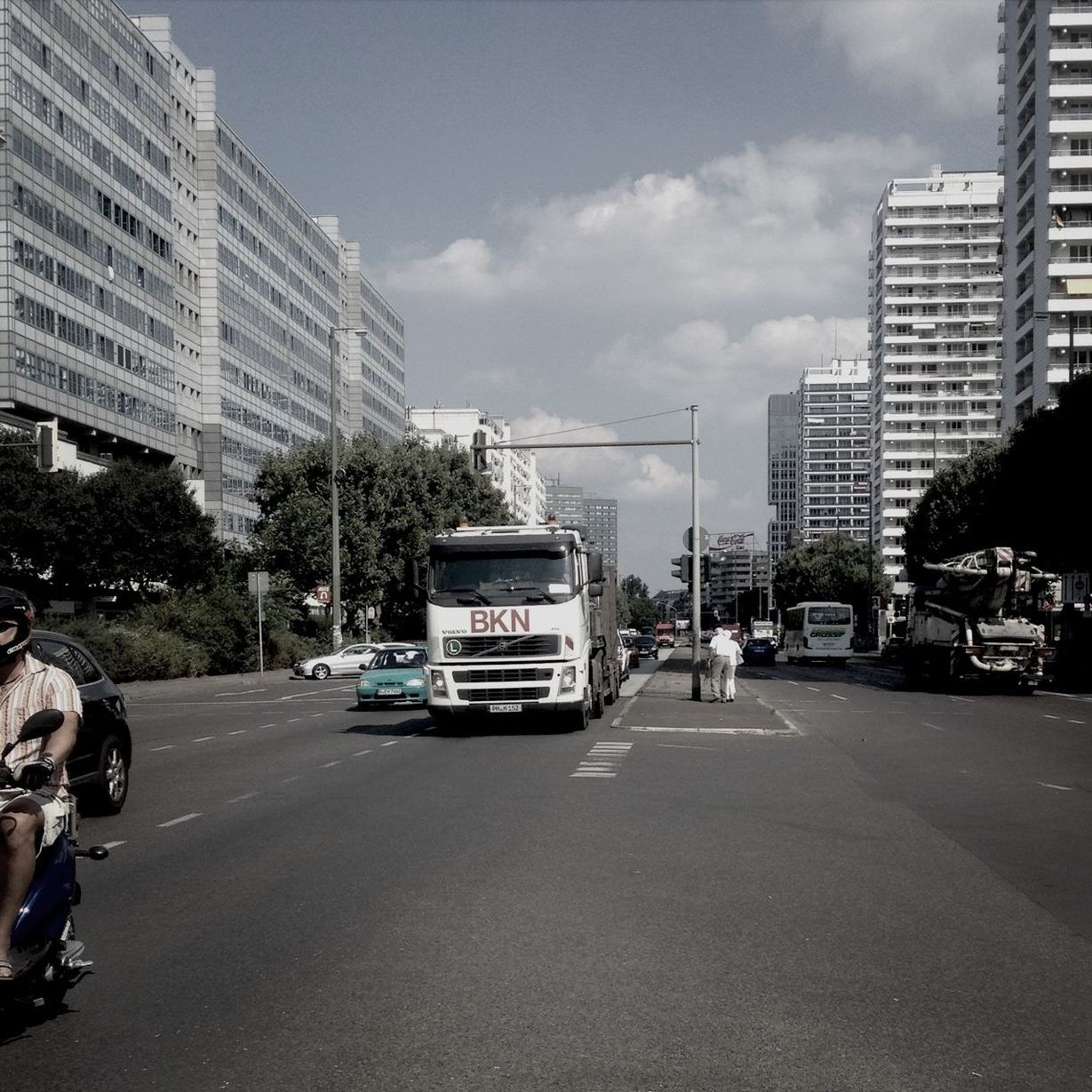 VIEW OF CITY STREET