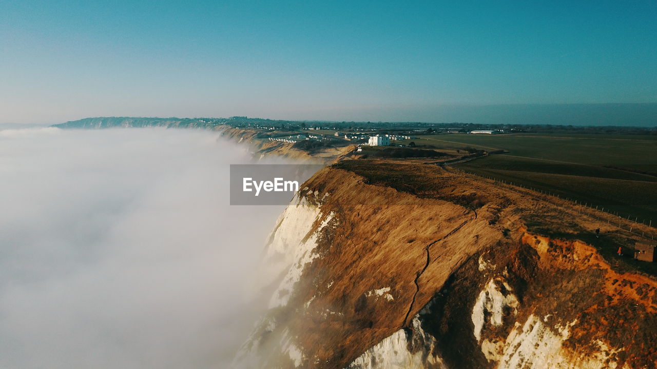 Majestic coastline in uk