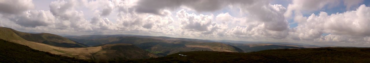 PANORAMIC VIEW OF MOUNTAINS AGAINST SKY