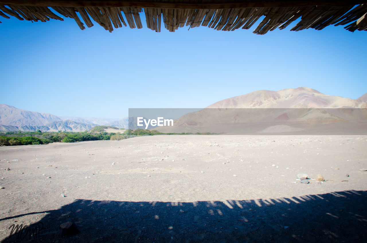 SCENIC VIEW OF DESERT AGAINST SKY