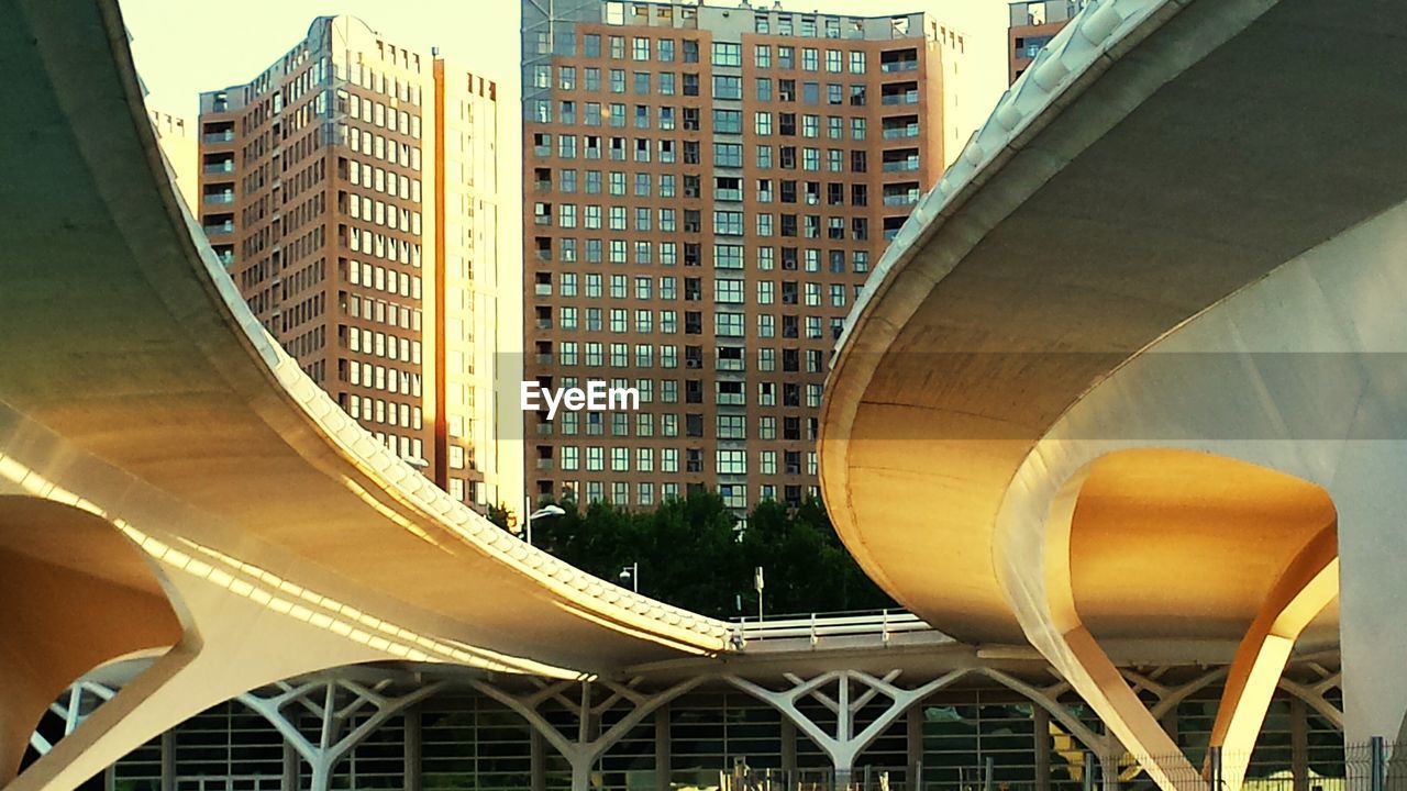 VIEW OF MODERN BUILDINGS