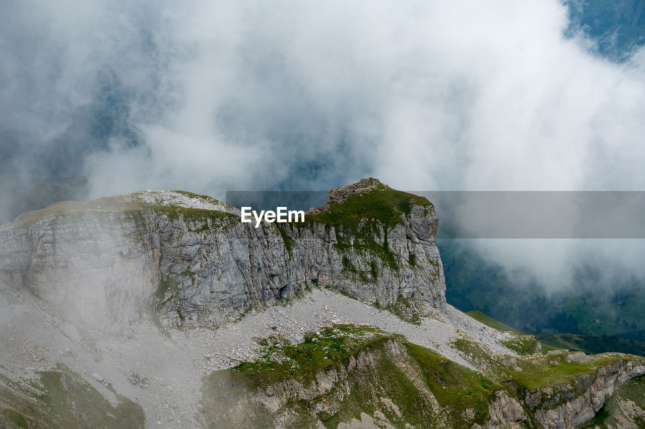 SMOKE EMITTING FROM VOLCANIC MOUNTAINS