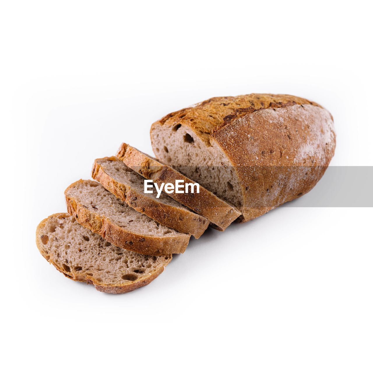 rye bread, bread, food, food and drink, whole grain, brown bread, white background, loaf of bread, healthy eating, baked, cut out, freshness, wellbeing, wheat, studio shot, rye, produce, whole wheat, cereal plant, indoors, no people, sliced bread, bakery, sourdough, brown, store, close-up, ciabatta, crop
