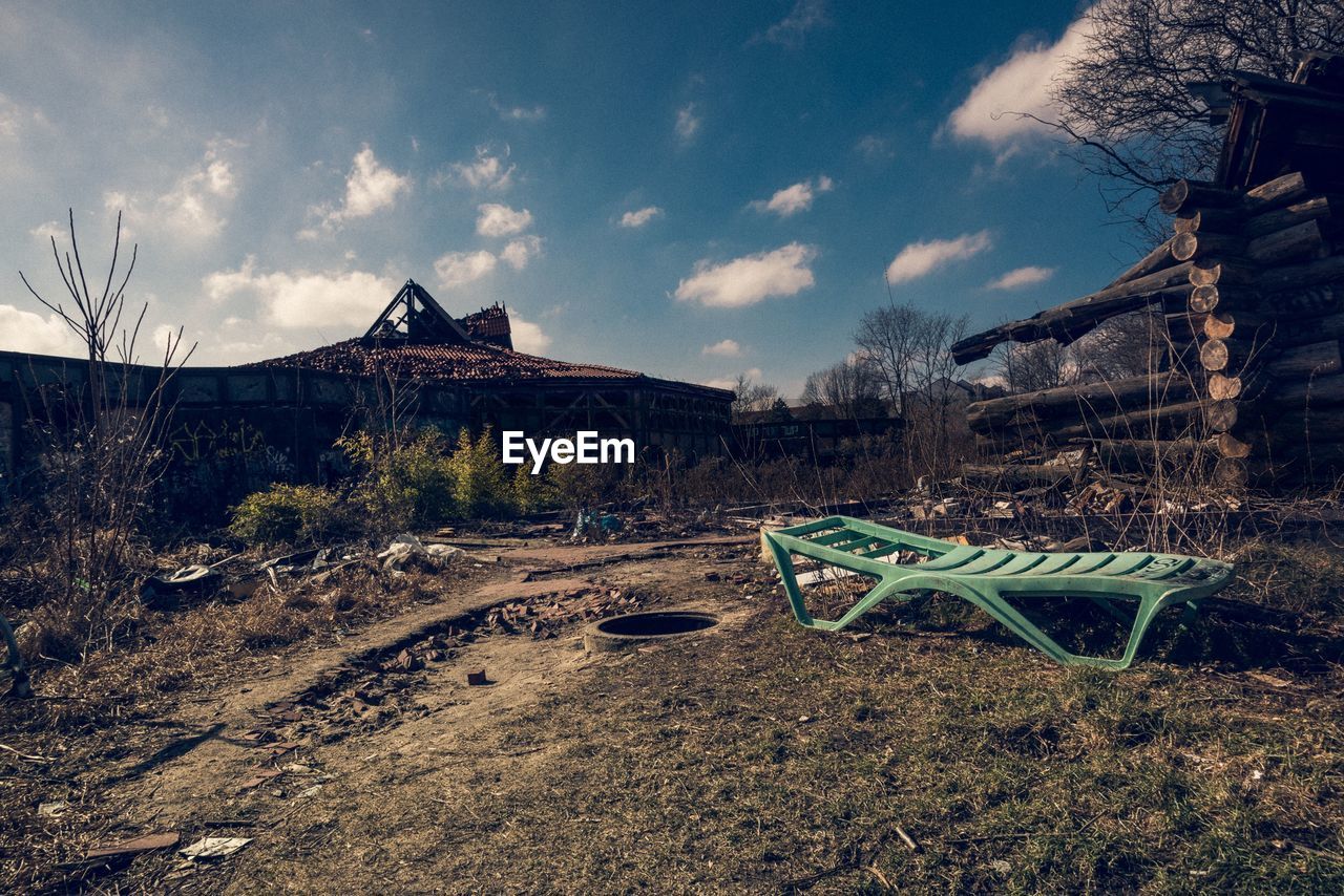 ABANDONED BUILT STRUCTURE AGAINST SKY