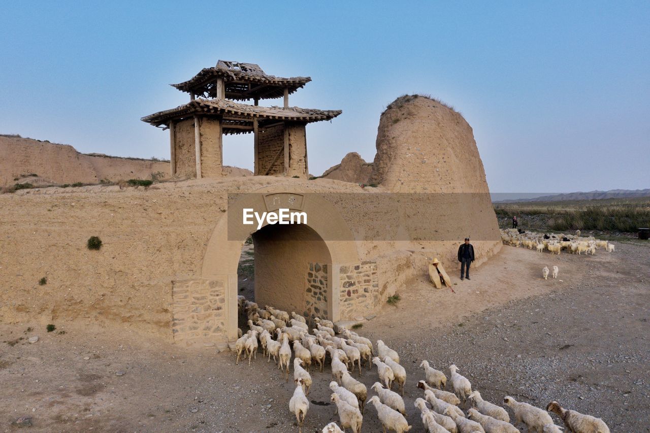 View of historical building against sky