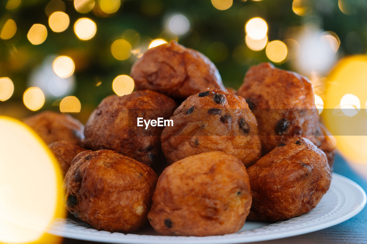 close-up of cookies