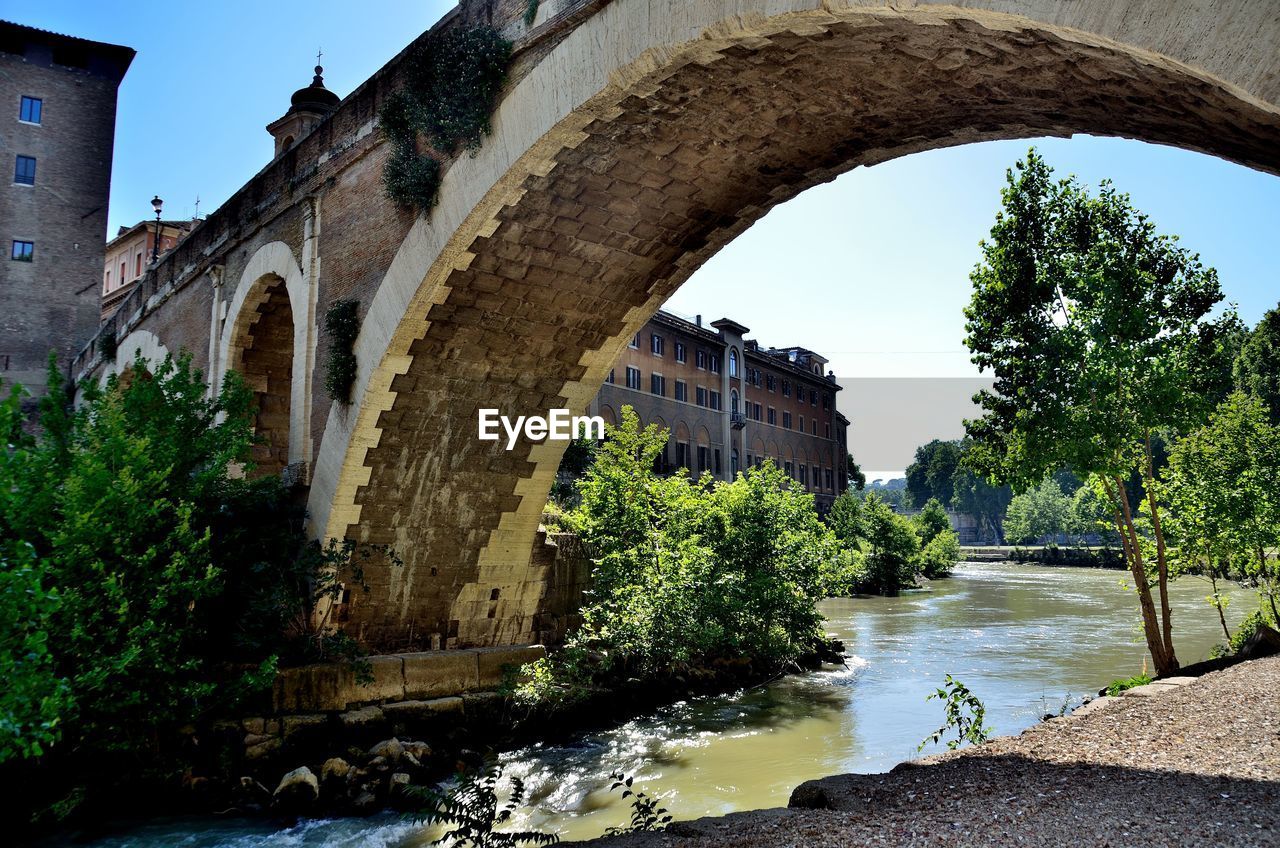 A view of the tiber river