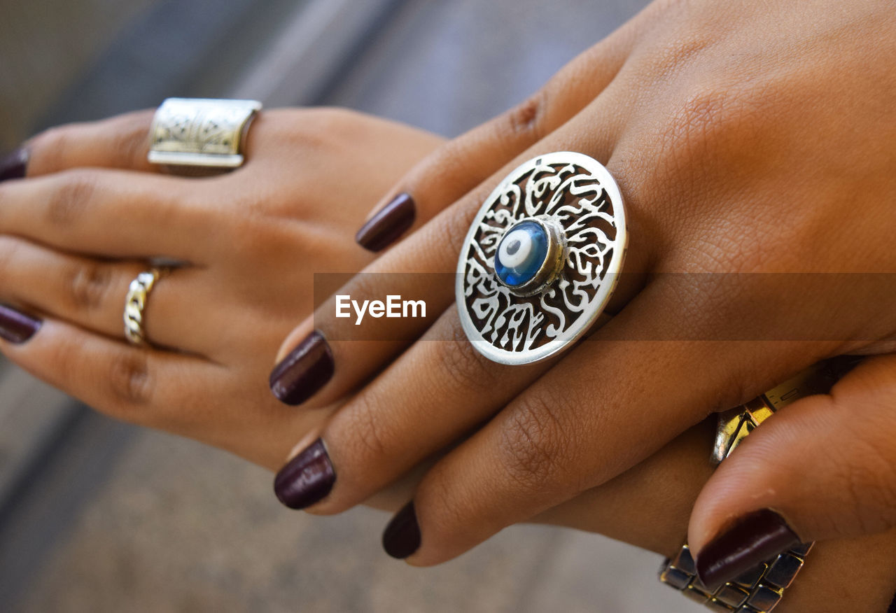 Close-up of woman's hands 