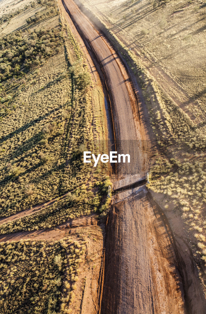 High angle view of landscape