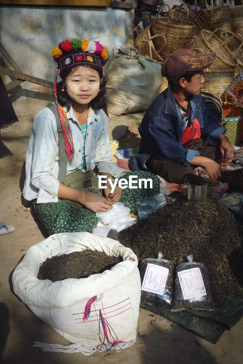 PORTRAIT OF SMILING GIRL IN SMILING