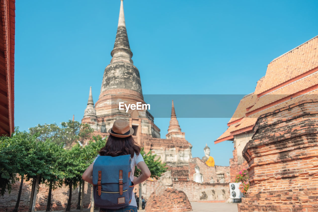 PANORAMIC VIEW OF A TEMPLE