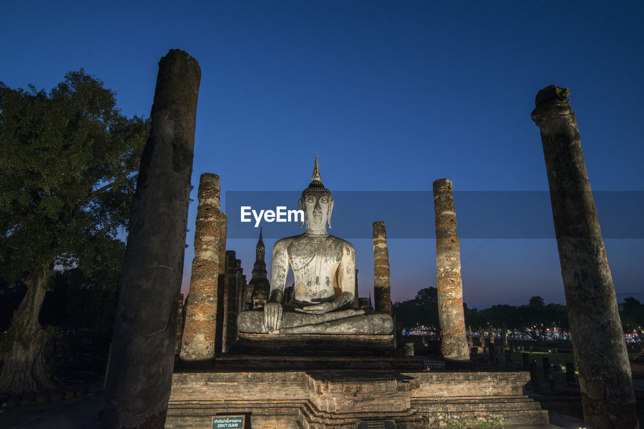 LOW ANGLE VIEW OF A TEMPLE