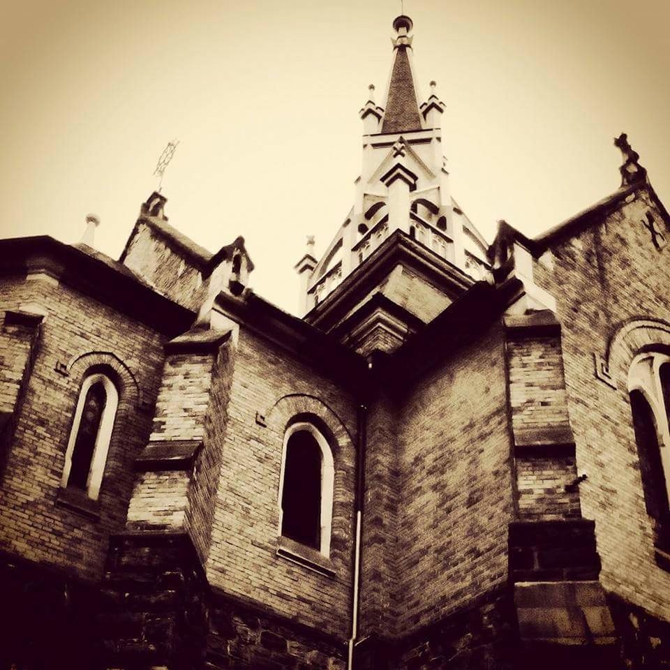 LOW ANGLE VIEW OF TEMPLE