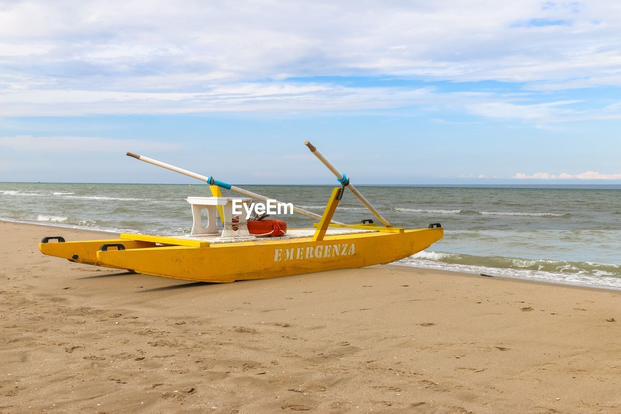 SHIP ON BEACH