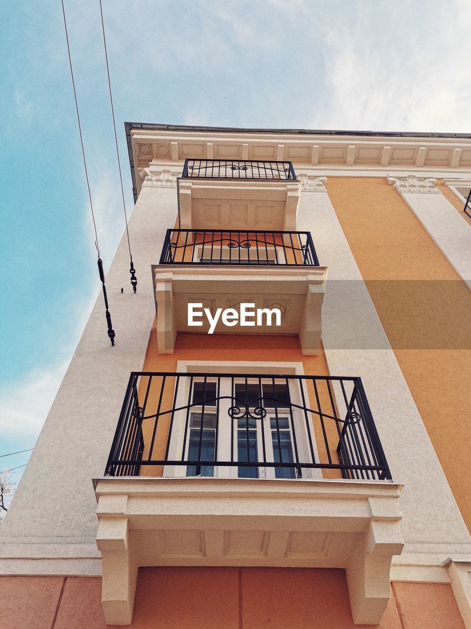 Low angle view of building against sky