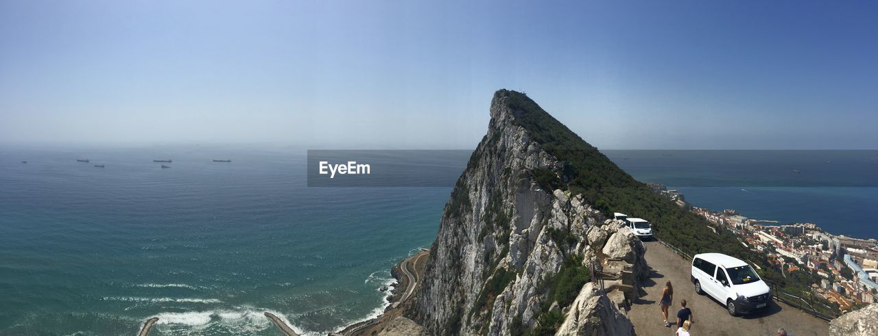 PANORAMIC SHOT OF SEA AGAINST SKY