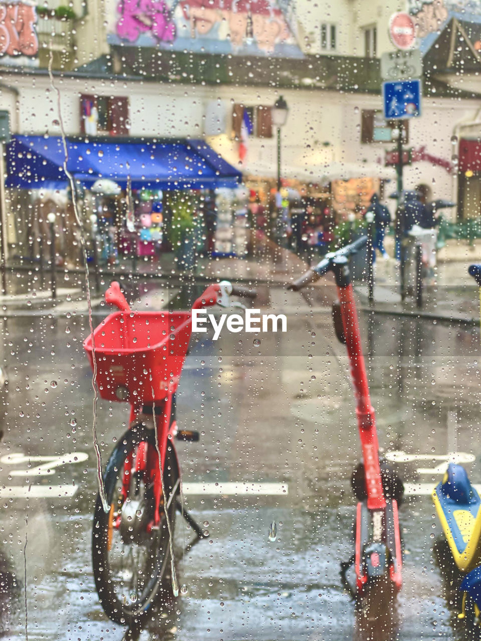 WET STREET DURING RAINY SEASON