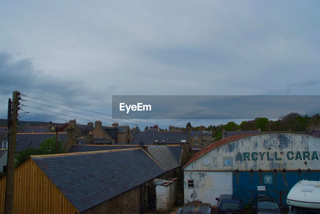 BUILDINGS AGAINST SKY