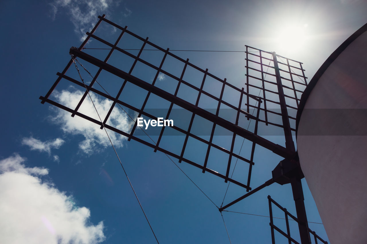 LOW ANGLE VIEW OF BUILT STRUCTURE AGAINST SKY