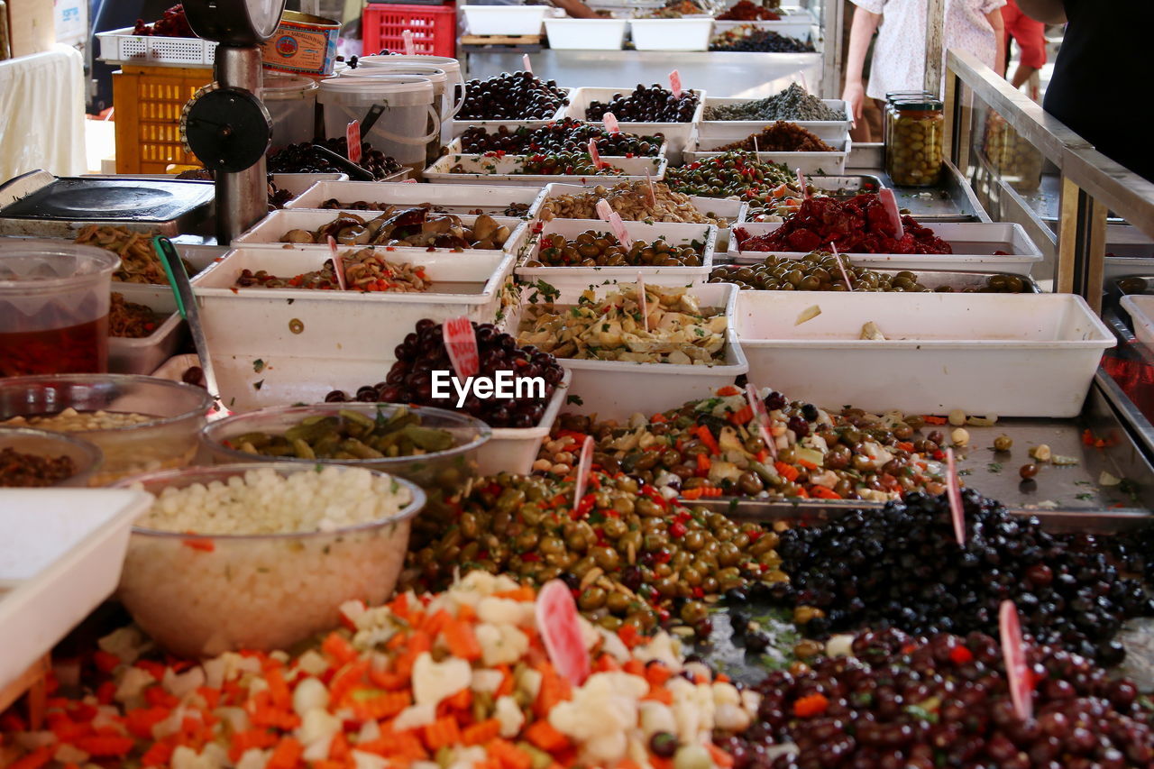 Close-up of street food