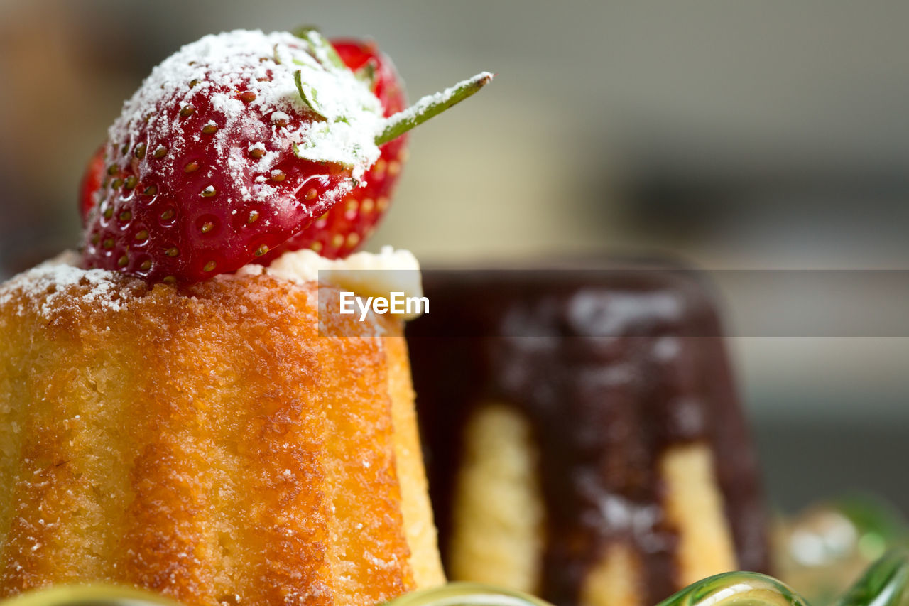 Detail shot of pastries
