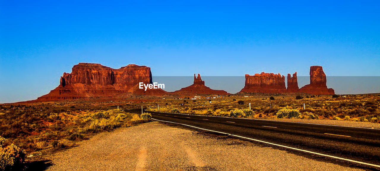 ROAD PASSING THROUGH DESERT