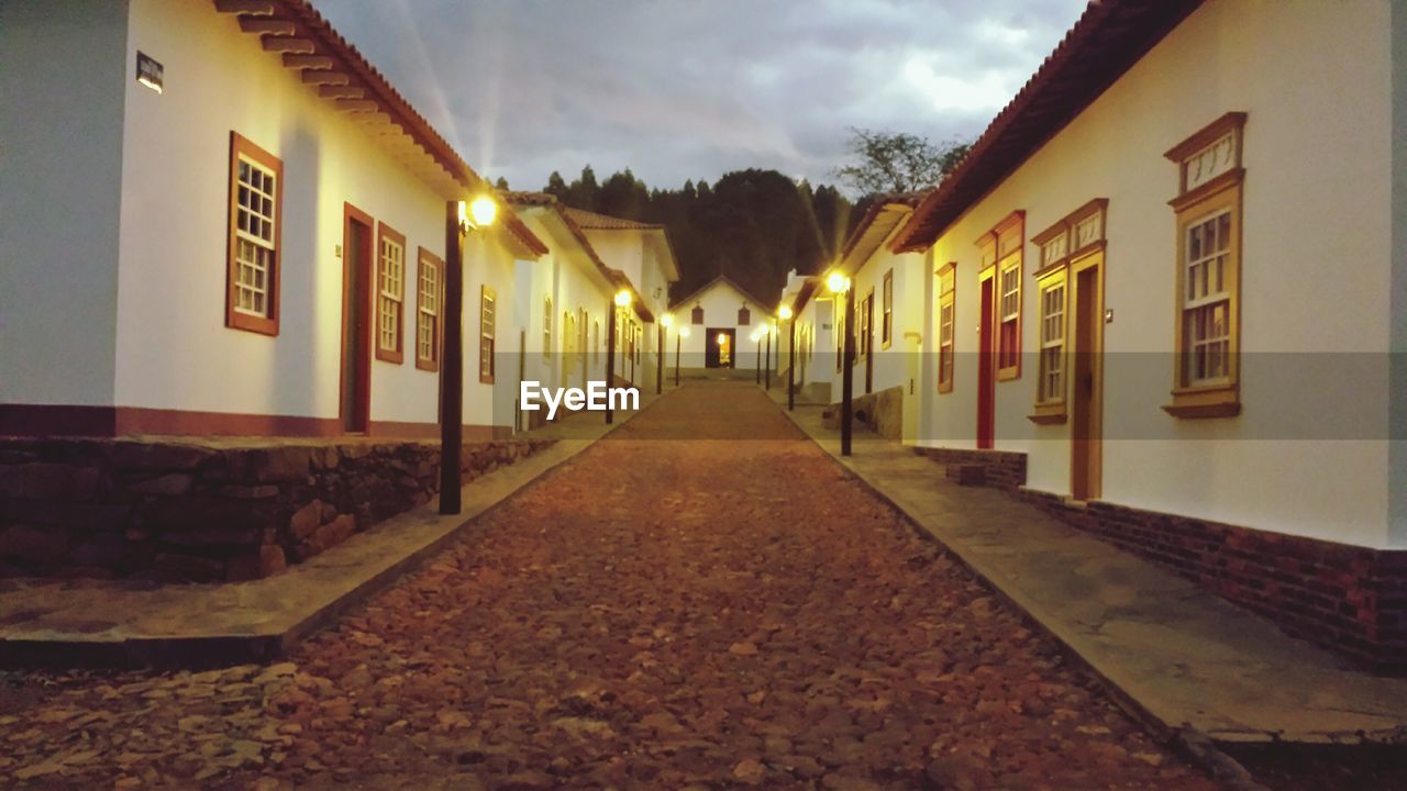 WALKWAY LEADING TOWARDS CITY