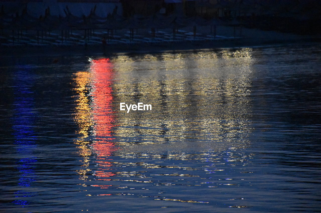 REFLECTION OF SKY ON LAKE