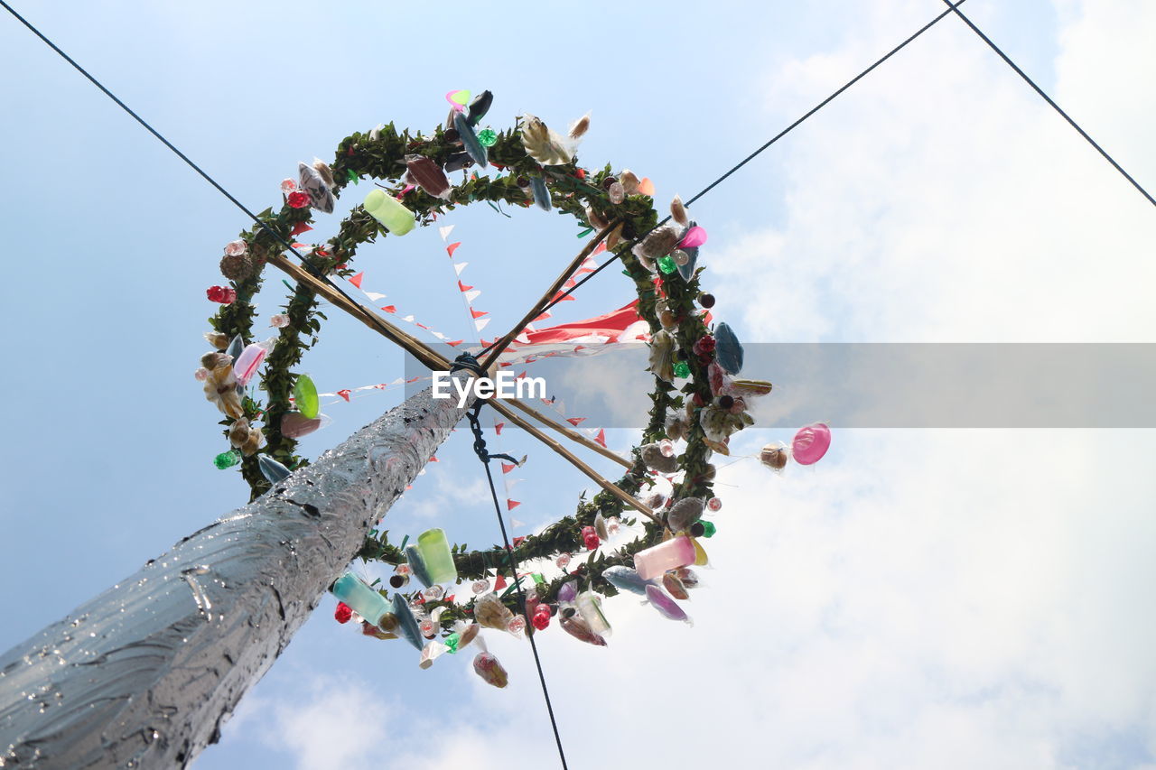 LOW ANGLE VIEW OF CHERRY TREE AGAINST SKY