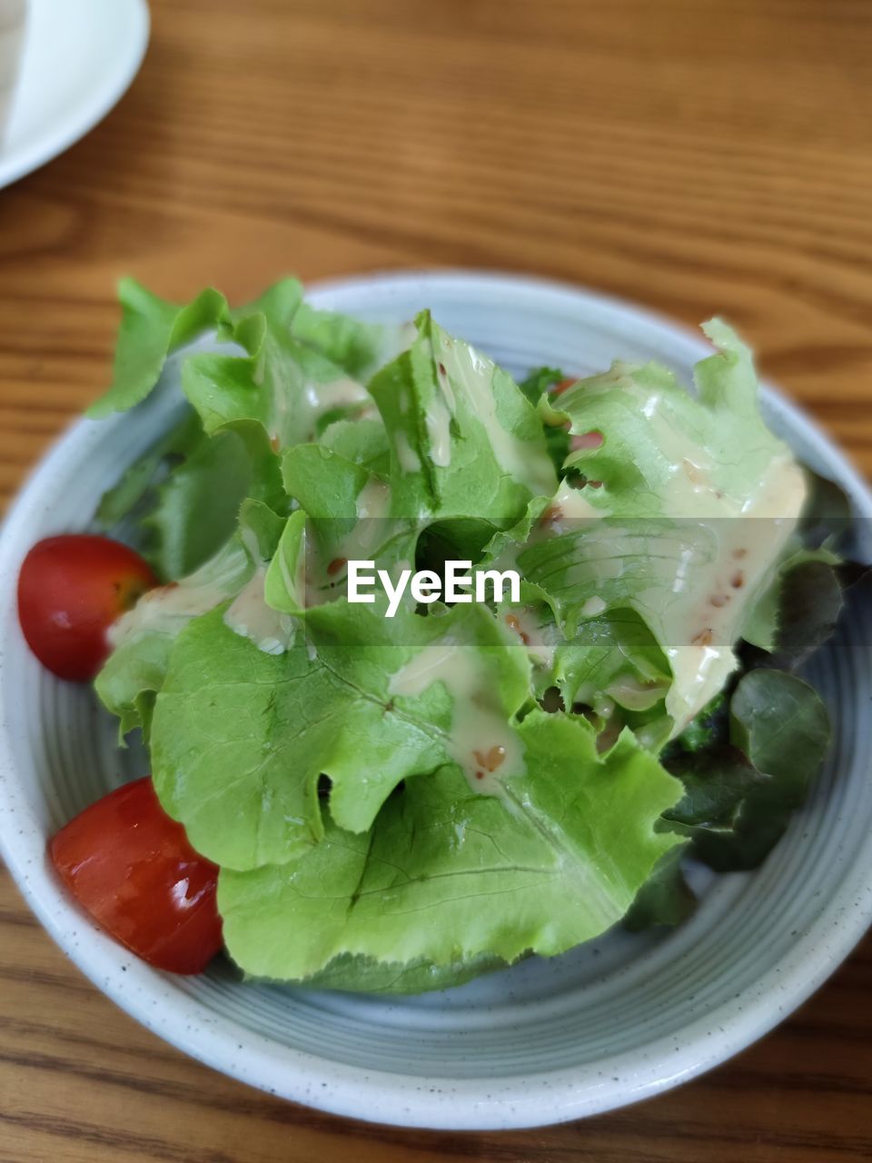 Close-up of food in plate on table