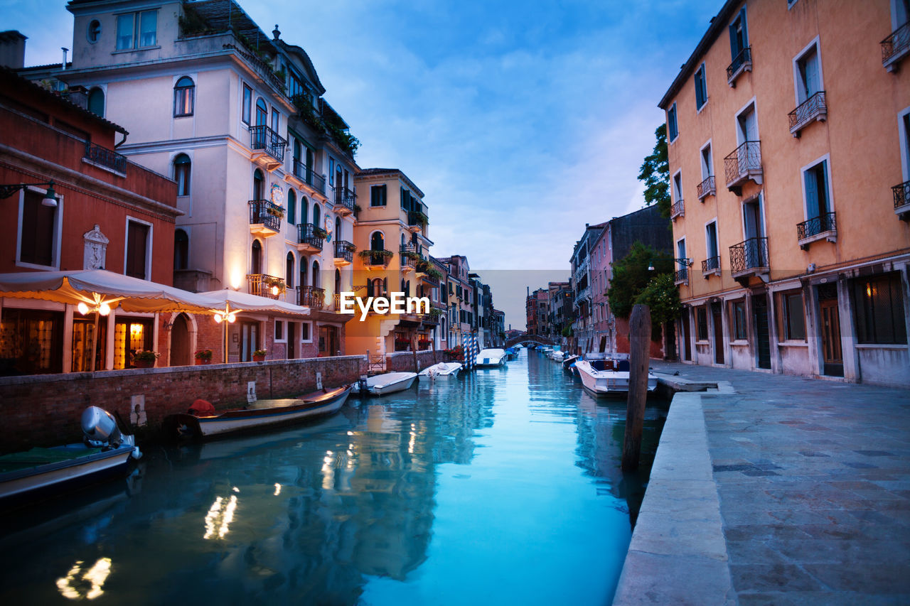 VIEW OF BUILDINGS IN CANAL