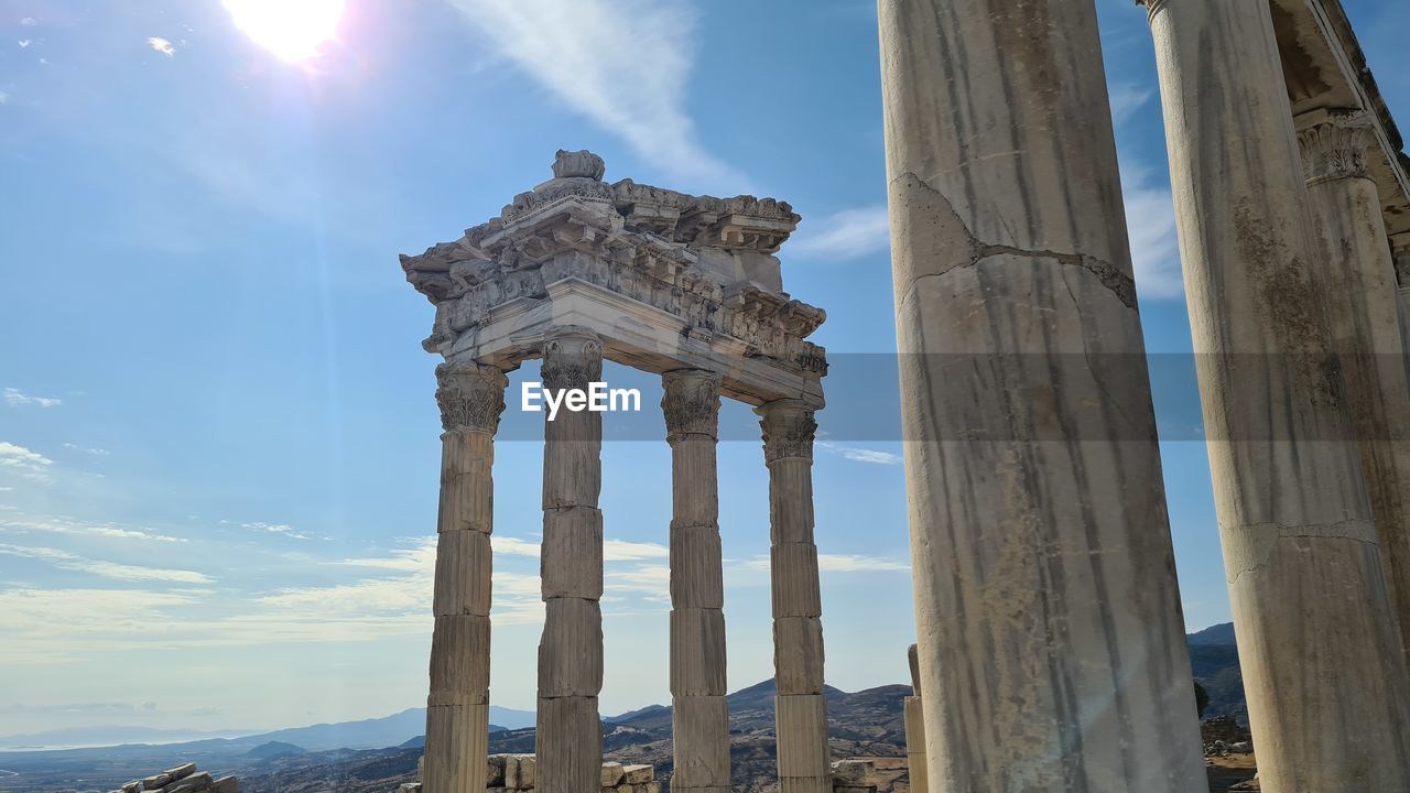 LOW ANGLE VIEW OF TEMPLE