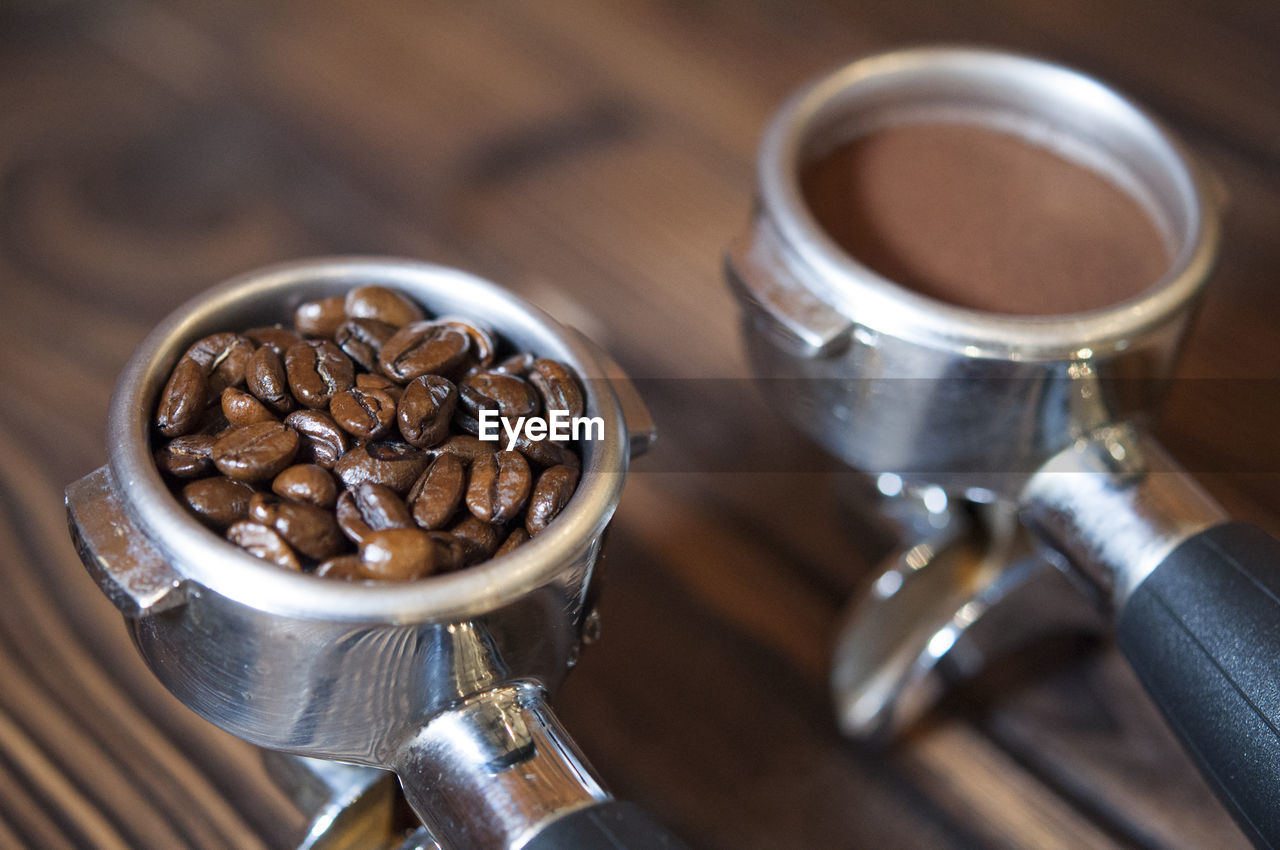 Close-up of coffee beans