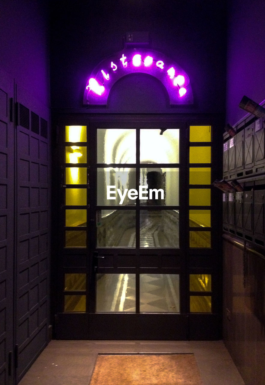 VIEW OF ENTRANCE TO BUILDING